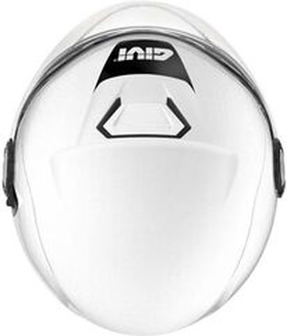 GIVI / ジビ Jet helmet 12.5 SOLID COLOR White, Size 56/S | H125BB91056
