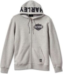 Harley-Davidson Hoodie-Knit, Charcoal Grey Heather | 96535-23VM