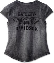 Harley-Davidson Henley-Knit, Black Beauty | 97469-23VW