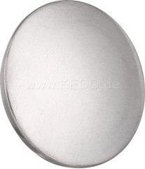 Kedo Fork Top Nut Cover Set, 1 pair, polished aluminum including O-rings | 30351