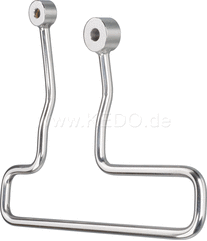 Kedo pannier rack (LH only), Stainless Steeel, Blank, Wrenchmonkee / GibbonSlap-Style | WM0020