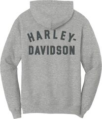 Harley-Davidson Women'S Special Racer Font Zip Front Hoodie, Light Grey Heather | 99008-23VW