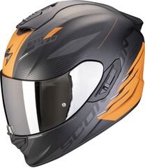スコーピオン フルフェイスヘルメット Exo 1400 Evo 2 Air Luma マットブラック-オレンジ | 140-443-168