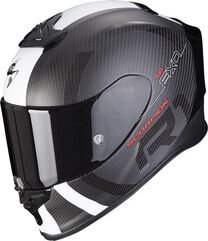 Scorpion / スコーピオン Exo フルフェイスヘルメット R1 Carbon Air Mg ブラックホワイト | 10-344-227