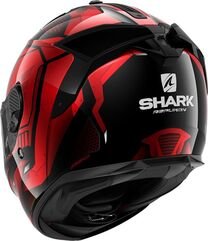 Shark / シャーク フルフェイスヘルメット SPARTAN GT BCL. MICR. REPLIKAN ブラック クローム レッド/KUR | HE7068KUR