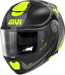 GIVI / ジビ X.27 DIMENSION, Matt Black / Titanum / Yellow, Size L | HX27FDMBY60