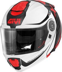 GIVI / ジビ X.27 DIMENSION, Matt Black / White / Red, Size XS | HX27FDMWR54