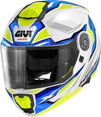 GIVI / ジビ X.27 SECTOR, White / Blue / Yellow, Size M | HX27FSEWY58