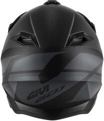 GIVI / ジビ Off-Road Helmet 60.1 INVERT Matte Black/Dark Grey, Size 54/XS | H601FNVBK54