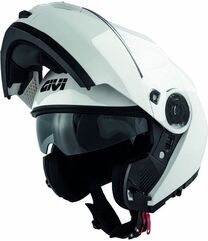 GIVI / ジビ Flip-up helmet X.21 EVO SOLID COLOR White, Size 54/XS | HX21SB91054