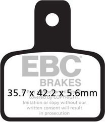 EBCブレーキ UK製ケブラー オーガニックFAシリーズ ブレーキパッド リア右側用 | FA495