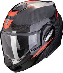 スコーピオンフリップアップヘルメットExo-Tech Evo Carbon Rover Black-Red | 118-433-24