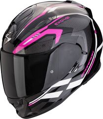 スコーピオン フルフェイスヘルメット Exo 491 クリプタ ブラック-ピンク-ホワイト | 48-450-334