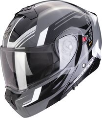 スコーピオンモジュラーヘルメットエクソ930エボシコングレー・ブラック・ホワイト| 194-428-176