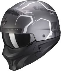 Scorpion / スコーピオン Exo モジュラーヘルメット Combat Evo Ram グレー シルバー | 85-337-278