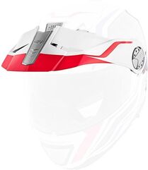 GIVI / ジビ Front Sagittarius ホワイト/レッド/ブルー With シルバー カバー | Z2574LYWBR