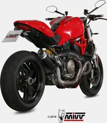 MIVV / ミヴ SPORT GPpro SLIP-ON Muffler CARBON for DUCATI MONSTER 1200 2014 - 2016 EC approved (Euro3) Catalyzer is included | D.030.L2P
