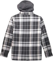 Harley-Davidson Men'S Up North Sherpa Flannel, Grey Plaid | 96359-23VM