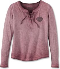 Harley-Davidson Henley-Knit, Grape Shake | 97486-23VW