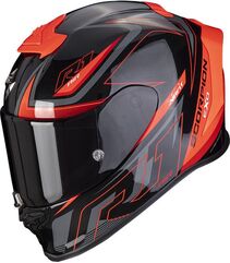 Scorpion / スコーピオン Exo フルフェイスヘルメット R1 Gaz ブラックレッド | 10-373-238