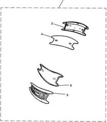 TRIUMPH / トライアンフ Gasket Tank Badge RH | T3660121