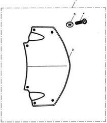 TRIUMPH / トライアンフ Sprint Infill Panel Kit, Top Box. Phantom Black - A9508038 | A9508038-PR