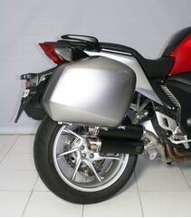 Bodis（ボディス）スリップオン ステンレス（ブラック）　GPC-X2 for VFR1200F (10-) EU公道走行可 純正サイドケースと併用出来ます。 | HVFR1200-002