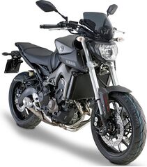GIVI / ジビ Screen for Yamaha MT-09 14-16, color smoke, dim. HxW 28,5x36 cm, fitting kit included | A2115