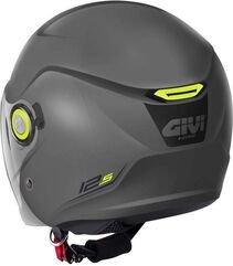GIVI / ジビ Jet helmet 12.5 SOLID COLOR Grey, Size 56/S | H125BG76756