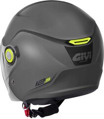 GIVI / ジビ Jet helmet 12.5 SOLID COLOR Grey, Size 58/M | H125BG76758