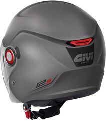 GIVI / ジビ Jet helmet 12.5 SOLID COLOR Matte Titanium, Size 54/XS | H125BG76854