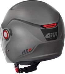 GIVI / ジビ Jet helmet 12.5 SOLID COLOR Matte Titanium, Size 58/M | H125BG76858