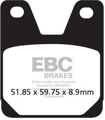 EBCブレーキ UK製ケブラー オーガニックFAシリーズ ブレーキパッド リア右側用 | FA267