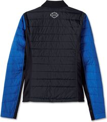Harley-Davidson Mid Layer-Lightweight,Textile, Black Beauty/True Blue | 98151-24VW