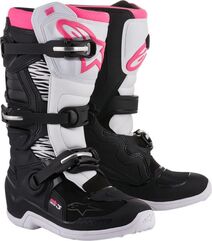 Alpinestars / アルパインスターズ レディース STELLA TECH 3 オフロード ブーツ ブラック/ホワイト/ピンク | 2013218-130