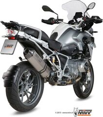MIVV / ミヴSPEED EDGE スリップ オン チタン キャップ付き for BMW R 1200 GS (2013 - 2016) | B.016.LGS