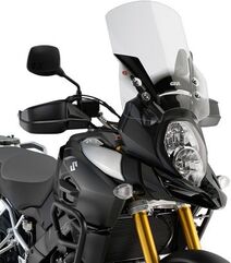 GIVI / ジビ Windscreen for Suzuki DL 1000 V-Strom 14-19, color clear, dim. HxW 50x39,5cm, 22 cm cm higher than stock screen, fits oe headlight fairing | D3105ST