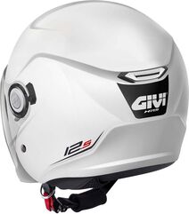 GIVI / ジビ Jet helmet 12.5 SOLID COLOR White, Size 54/XS | H125BB91054