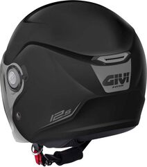 GIVI / ジビ Jet helmet 12.5 SOLID COLOR Opaque Black, Size 54/XS | H125BN90054