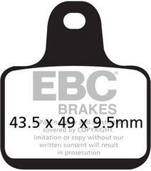EBCブレーキ USA製 EPFA シリーズ エクストリーム Pro シンタリング ブレーキパッド フロント左側用 | EPFA435/4HH