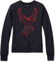Harley-Davidson Sweatshirt-Knit, Black Beauty | 96244-24VW