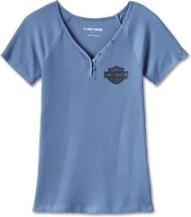 Harley-Davidson Tee-Knit, Colonial Blue | 96701-23VW