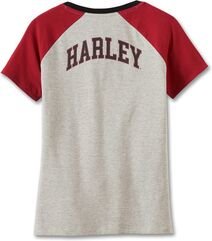 Harley-Davidson Tank-Knit, Colorblock-Design-Light Grey Heather | 97483-23VW