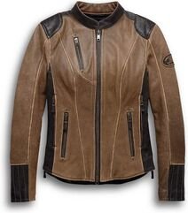 Harley-Davidson H-D® Triple Vent System" Gallun Leather Jacket, Brown | 98066-19EW