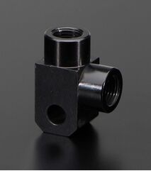 ABM / エービーエム Divider 2-fold aluminium 180° M10x1, カラー: シルバー | 101116-F11