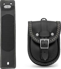 Ends Cuoio / エンズクオイオ バッグ 2018-new Sport Glide（スポーツグライド） スマートタンクバッグ - ブラックレザー - ホワイトステッチ | SBSG18.N.CTBI