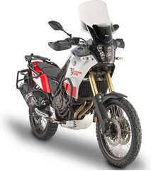 GIVI / ジビ Windscreen for Yamaha Tenere 700, Tenere 700 Rallye Edition, color Clear, dim. HxW 52 x 42 cm, fits oe headlight fairing | D2145ST