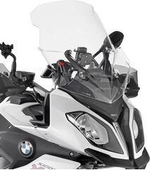 GIVI / ジビ Windscreen for BMW S 1000 XR 15-19 (K49) color clear, dim. HxW 50x43,5 cm, 13 cm higher than oe, fits oe headlight fairing | D5119ST