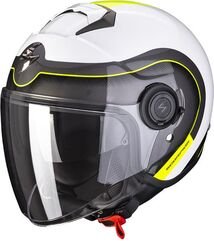 Scorpion / スコーピオン Exo ジェットヘルメット City Roll ホワイト フルオイエロー | 83-390-269