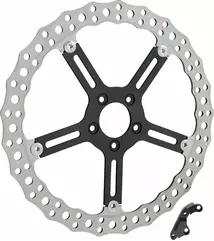 Arlen Ness / アレンネス 15" Big Brake Jagged フローティングローターキット クローム | 300-041